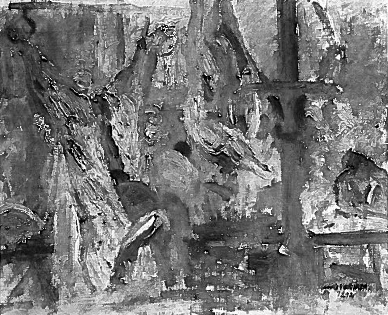 Schlachterei von Lovis Corinth hochwertiger Kunstdruck